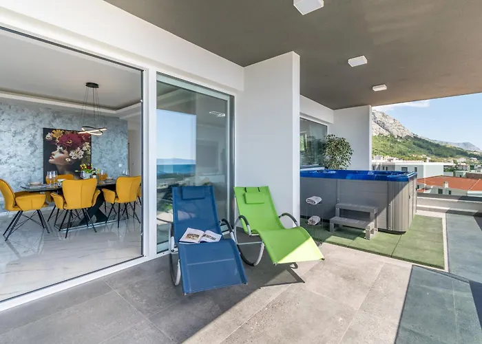 Lux Penthouse Panoramic View With Jacuzzi Διαμέρισμα *