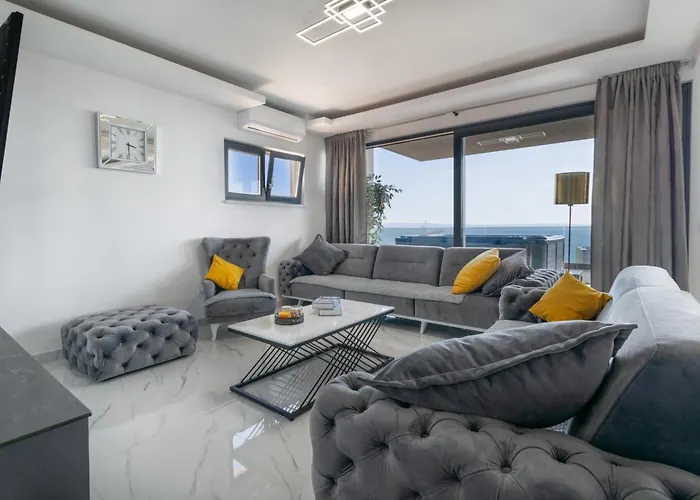 Lux Penthouse Panoramic View With Jacuzzi Apartament