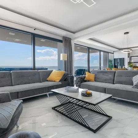 דירה Lux Penthouse Panoramic View With Jacuzzi